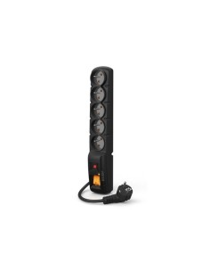 Listwa zasilająca Acar F5 1,5m 5 gniazd czarna | Listwy zasilające | ODEL.PL