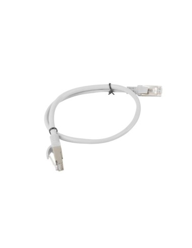 Patchcord ekranowany Kat.5e FTP 1m szary | Kable sieciowe | ODEL.PL