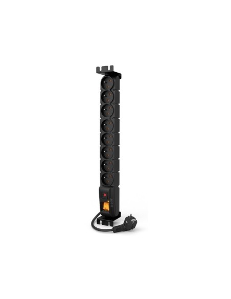 Listwa zasilająca RACK 19" Acar S8 FA 5m 8 gniazd czarna | Listwy zasilające | ODEL.PL