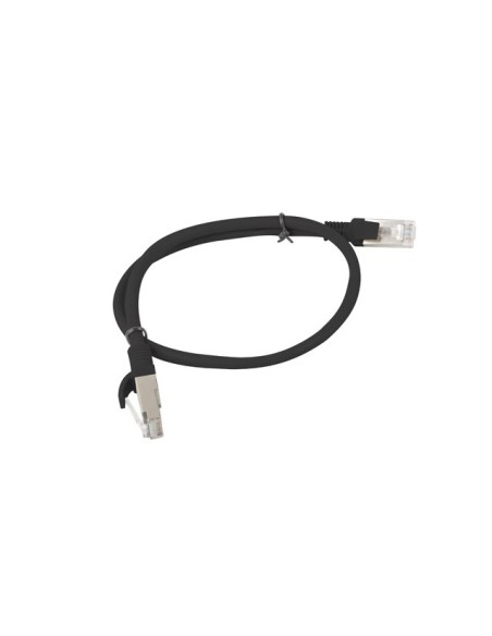 Patchcord Kat.5e UTP 0,5m czarny (testowany Fluke) | Kable sieciowe | ODEL.PL