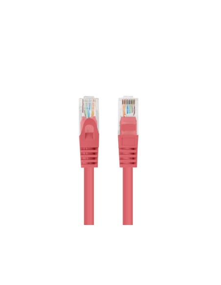 Patchcord Kat.5e UTP 0,25m czerwony (testowany Fluke) | Kable sieciowe | ODEL.PL