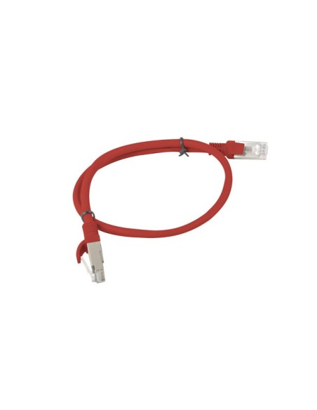 Patchcord Kat.5e UTP 0,5m czerwony (testowany Fluke) | Kable sieciowe | ODEL.PL