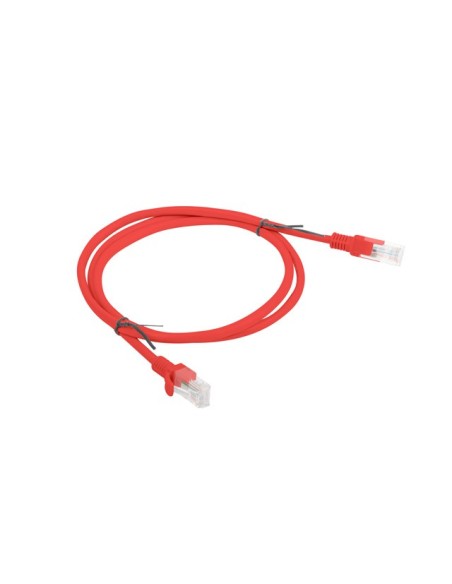 Patchcord Kat.5e UTP 1m czerwony (testowany Fluke) | Kable sieciowe | ODEL.PL