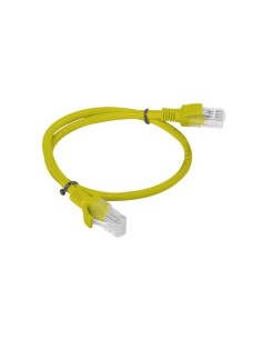 Patchcord Kat.6 UTP 0,5m żółty (testowany Fluke) | Kable sieciowe | ODEL.PL