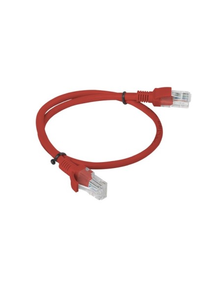 Patchcord Kat.6 UTP 0,5m czerwony (testowany Fluke) | Kable sieciowe | ODEL.PL