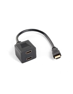 Adapter splitter HDMI 1x wtyk do 2x gniazdo czarny | Adaptery wideo | ODEL.PL