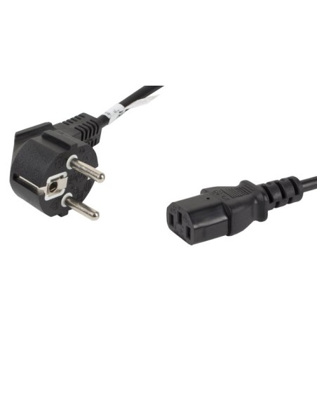Kabel zasilający do komputera C13-C14 1,8m czarny | Kable zasilające | ODEL.PL