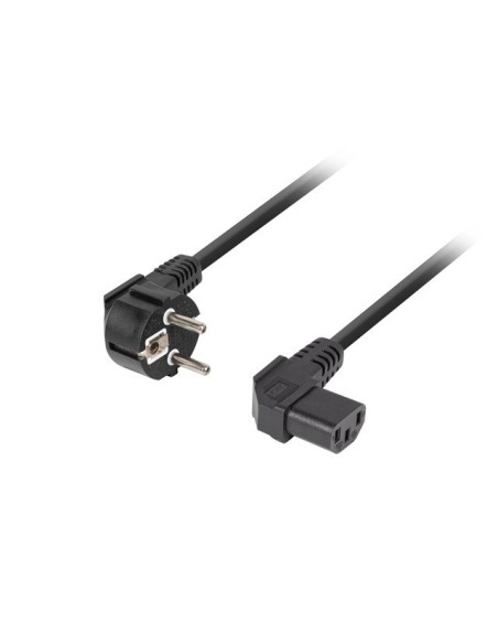Kabel zasilający kątowy do komputera C13-C14 1,8m VDE | Kable zasilające | ODEL.PL