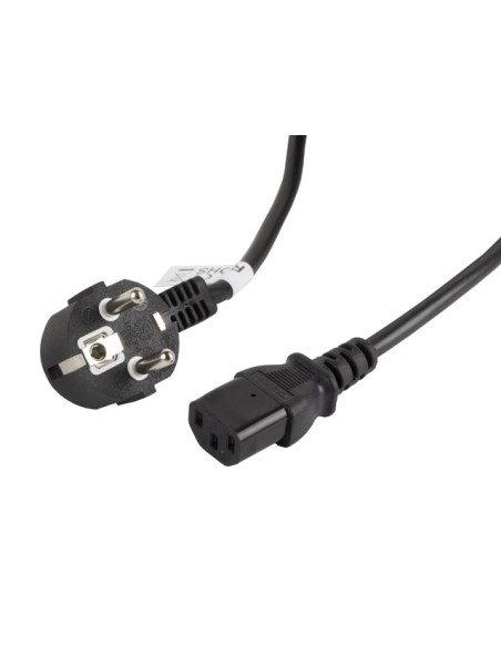 Kabel zasilający do komputera C13-C14 3m VDE czarny | Kable zasilające | ODEL.PL