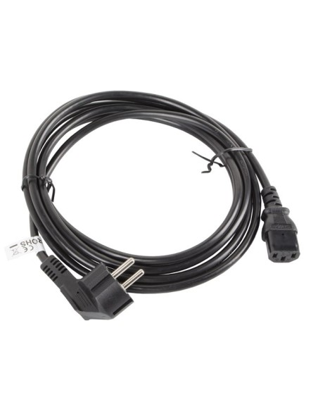 Kabel zasilający do komputera C13-C14 3m VDE czarny | Kable zasilające | ODEL.PL