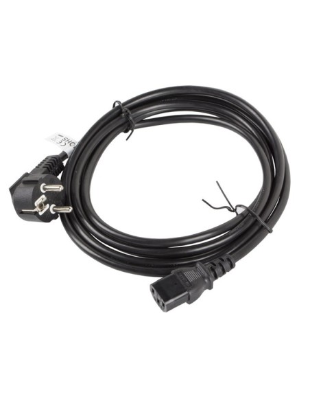 Kabel zasilający do komputera C13-C14 3m VDE czarny | Kable zasilające | ODEL.PL