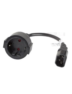 Adapter zasilający UPS C14 do Schuko (gniazdo) 20cm | Kable zasilające | ODEL.PL