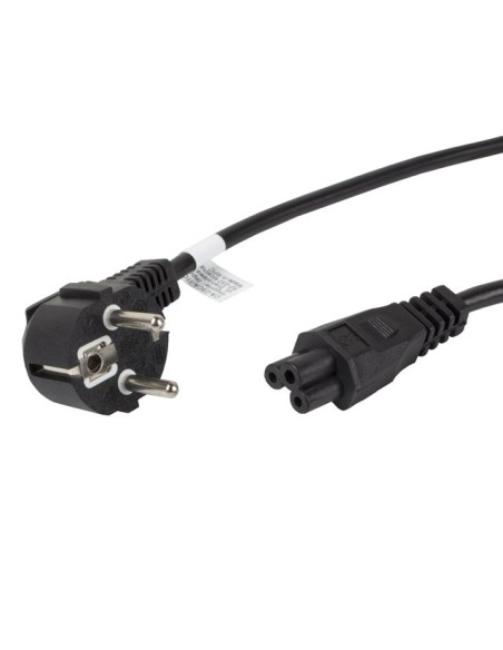 Kabel zasilający do laptopa "koniczynka" C5 1,8m VDE | Kable zasilające | ODEL.PL