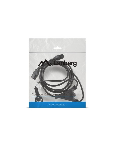 Kabel zasilający rozdzielacz Y CEE 7/7 do 2x C13 2m | Kable zasilające | ODEL.PL