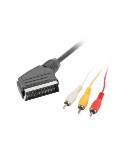 Kabel 3x RCA (Cinch) do Euro (SCART) 1,8m | Kable wideo | ODEL.PL