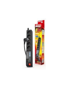 Listwa zasilająca Acar 504W 5m 5 gniazd czarna | Listwy zasilające | ODEL.PL