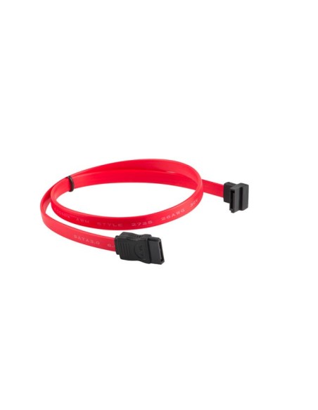 Kabel SATA III (6Gb/s) 50cm kątowy czerwony | Kable wewnętrzne | ODEL.PL