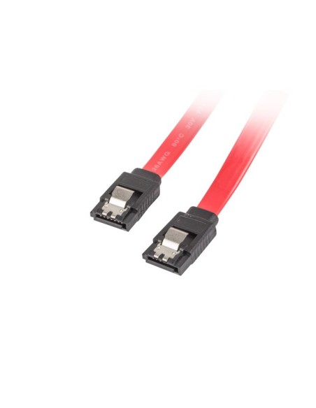Kabel SATA III (6Gb/s) 50cm z zatrzaskiem czerwony | Kable wewnętrzne | ODEL.PL