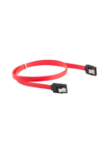 Kabel SATA III (6Gb/s) 50cm z zatrzaskiem czerwony | Kable wewnętrzne | ODEL.PL