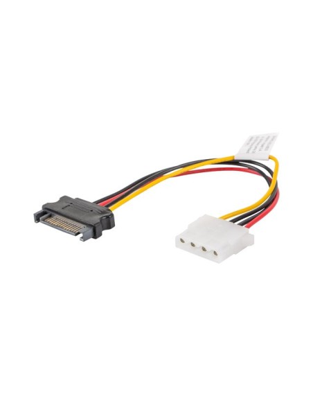 Adapter zasilania Molex (gniazdo) do SATA (wtyk) 15cm | Kable wewnętrzne | ODEL.PL