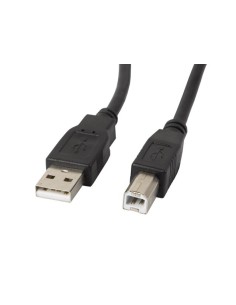 Kabel USB-A do USB-B 2.0 z ferrytem 1,8m czarny | Kable USB | ODEL.PL