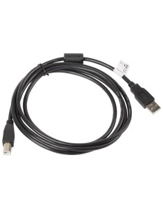 Kabel USB-A do USB-B 2.0 z ferrytem 1,8m czarny | Kable USB | ODEL.PL 2
