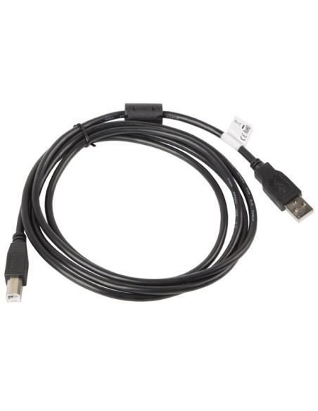 Kabel USB-A do USB-B 2.0 z ferrytem 1,8m czarny | Kable USB | ODEL.PL