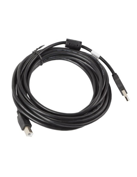 Kabel USB-A do USB-B 2.0 z ferrytem 5m czarny | Kable USB | ODEL.PL