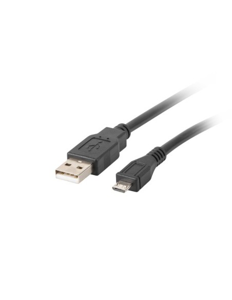 Kabel USB-A do Micro USB 2.0 0,3m czarny | Kable USB | ODEL.PL