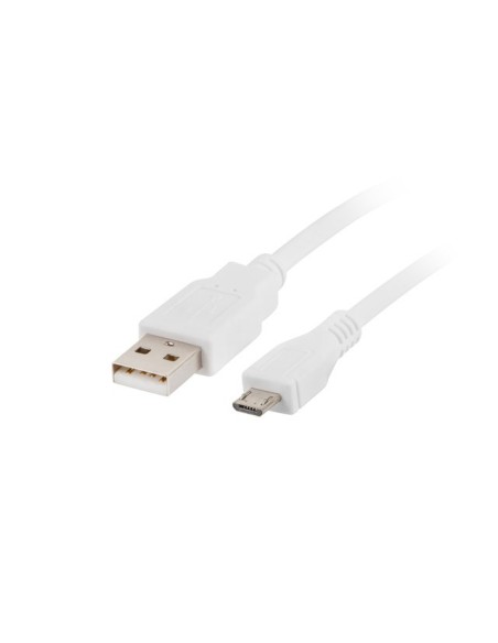 Kabel USB-A do Micro USB 2.0 1m biały | Kable USB | ODEL.PL
