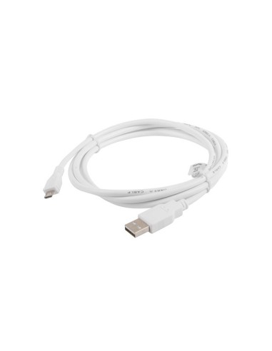Kabel USB-A do Micro USB 2.0 1,8m biały | Kable USB | ODEL.PL
