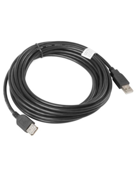 Przedłużacz USB-A 2.0 5m czarny | Kable USB | ODEL.PL