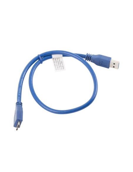 Kabel USB-A do Micro USB 3.0 0,5m niebieski | Kable USB | ODEL.PL