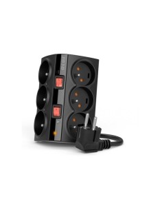 Listwa zasilająca Acar SMART 3m 6 gniazd czarna | Listwy zasilające | ODEL.PL 2