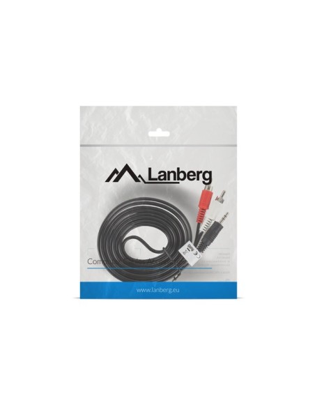 Kabel audio MiniJack 3.5mm do 2x RCA (Cinch) 2m | Kable audio | ODEL.PL