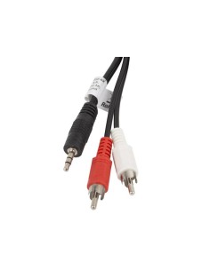 Kabel audio MiniJack 3.5mm do 2x RCA (Cinch) 5m | Kable audio | ODEL.PL
