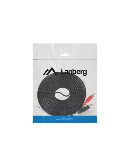 Kabel audio MiniJack 3.5mm do 2x RCA (Cinch) 5m | Kable audio | ODEL.PL