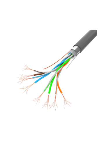 Kabel sieciowy LAN FTP 100Mb/s 305m linka CCA szary | Kable sieciowe | ODEL.PL
