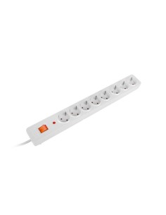 Listwa zasilająca Acar X8 1,5m 8 gniazd Schuko szara | Listwy zasilające | ODEL.PL