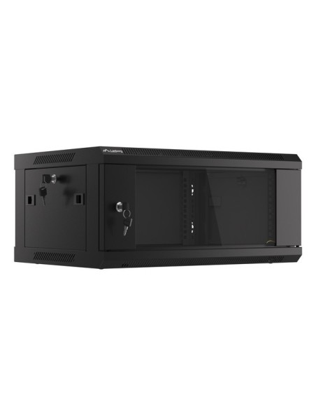 Szafa rackowa wisząca 19" 4U 600x450 czarna | Szafy serwerowe | ODEL.PL