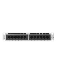 Patch panel 12-portowy 10" 1U Kat.5e UTP szary | Osprzęt sieciowy | ODEL.PL 2