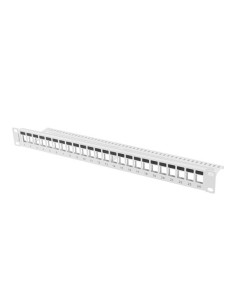 Patch panel pusty 24-portowy 1U 19" do modułów Keystone | Osprzęt sieciowy | ODEL.PL