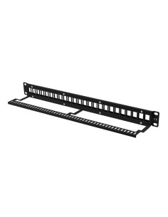 Patch panel pusty 24-portowy 1U 19" do modułów Keystone | Osprzęt sieciowy | ODEL.PL 2