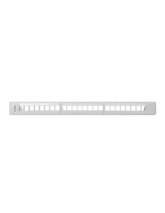 Patch panel pusty 24-portowy 1U 19" z organizerem szary | Osprzęt sieciowy | ODEL.PL 2