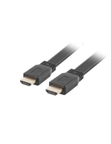Kabel HDMI V2.0 4K 1m płaski czarny | Kable wideo | ODEL.PL