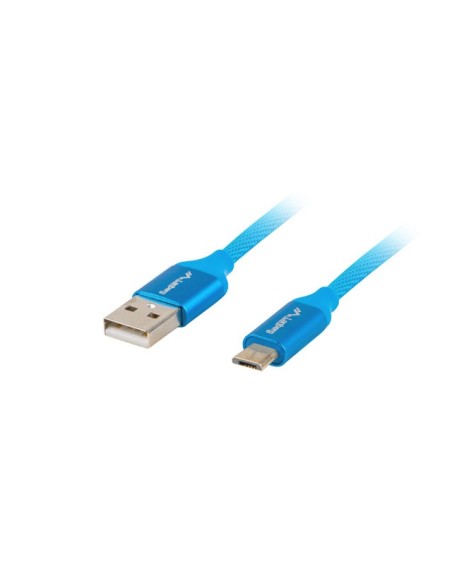 Kabel USB-A do Micro USB 2.0 Premium QC 3.0 1,8m niebieski | Kable USB | ODEL.PL