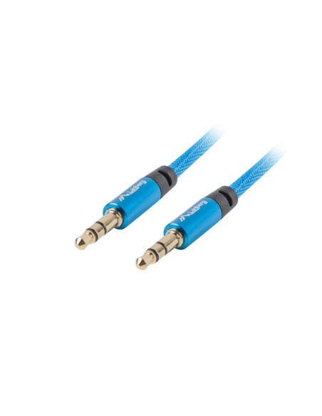 Kabel audio MiniJack 3.5mm Premium 1m niebieski | Kable audio | ODEL.PL