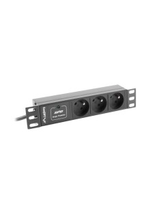 Listwa zasilająca RACK PDU 10" 1U 10A 3 gniazda C14 | Listwy zasilające | ODEL.PL