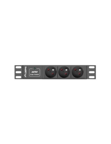Listwa zasilająca RACK PDU 10" 1U 10A 3 gniazda C14 | Listwy zasilające | ODEL.PL