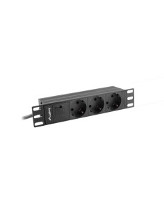 Listwa zasilająca RACK PDU 10" 1U 16A 3 gniazda Schuko | Listwy zasilające | ODEL.PL